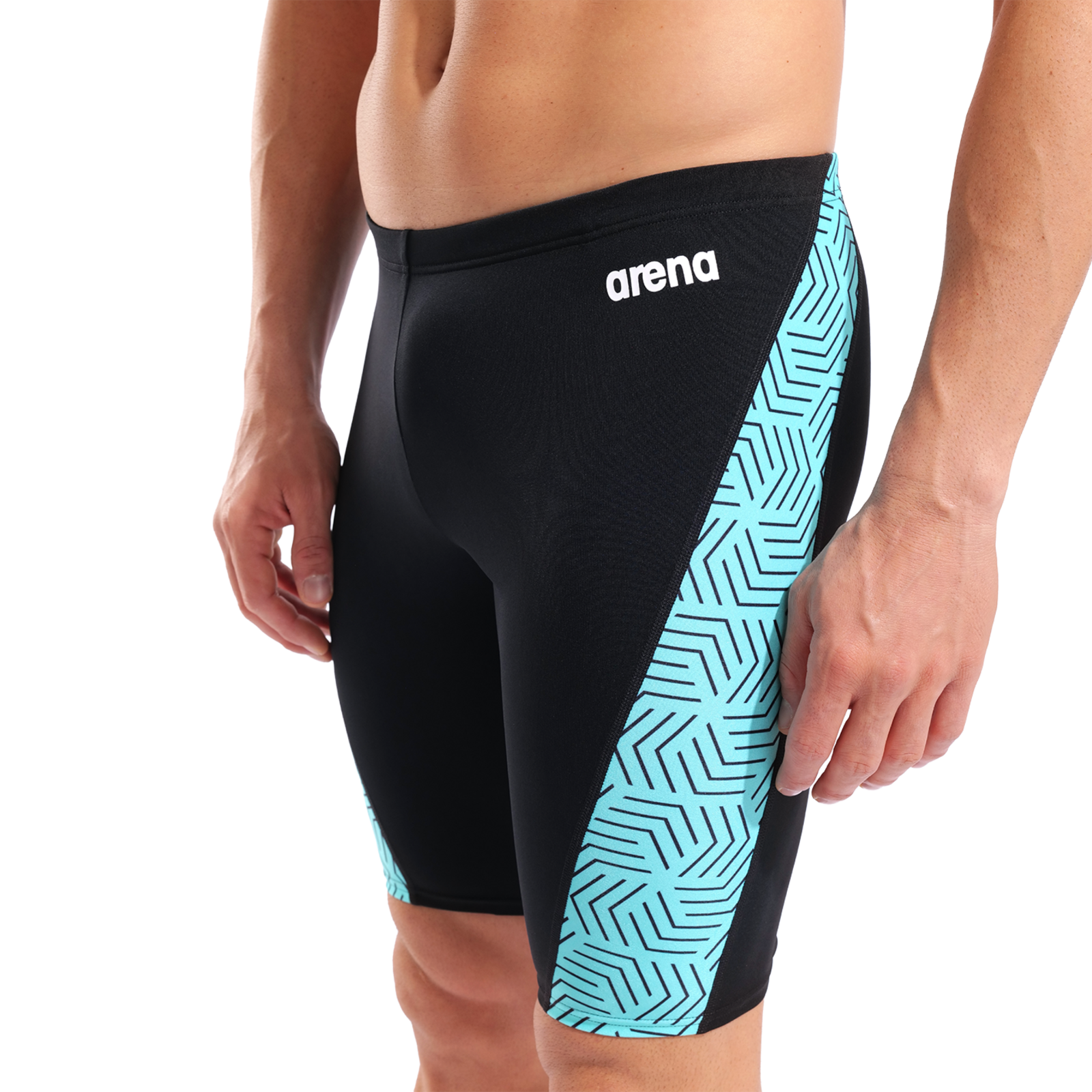 Arena M Arena Allover Swim Jammer in SCHWARZ