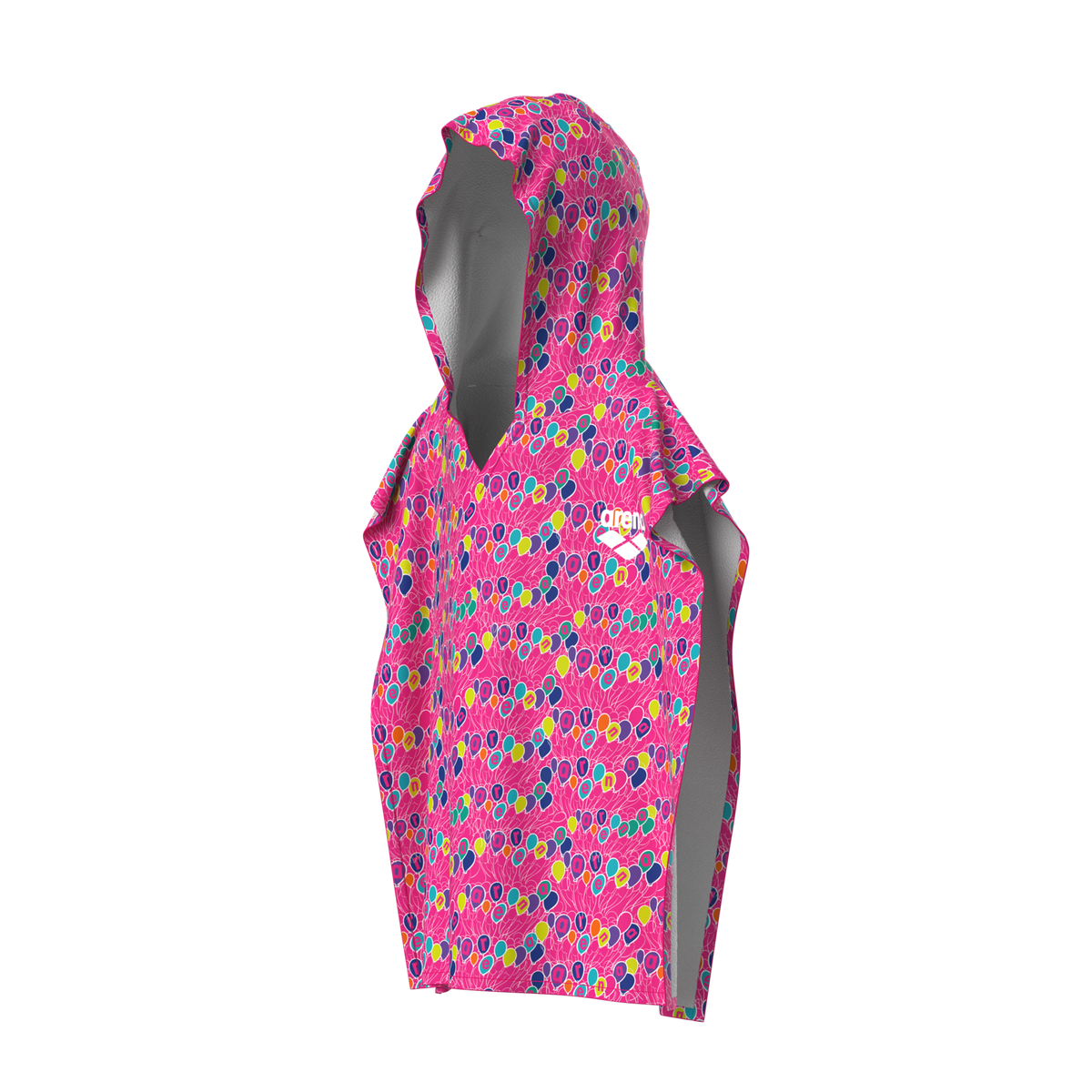 Arena Arena Kids Terry Printed Poncho Bademantel in PINK