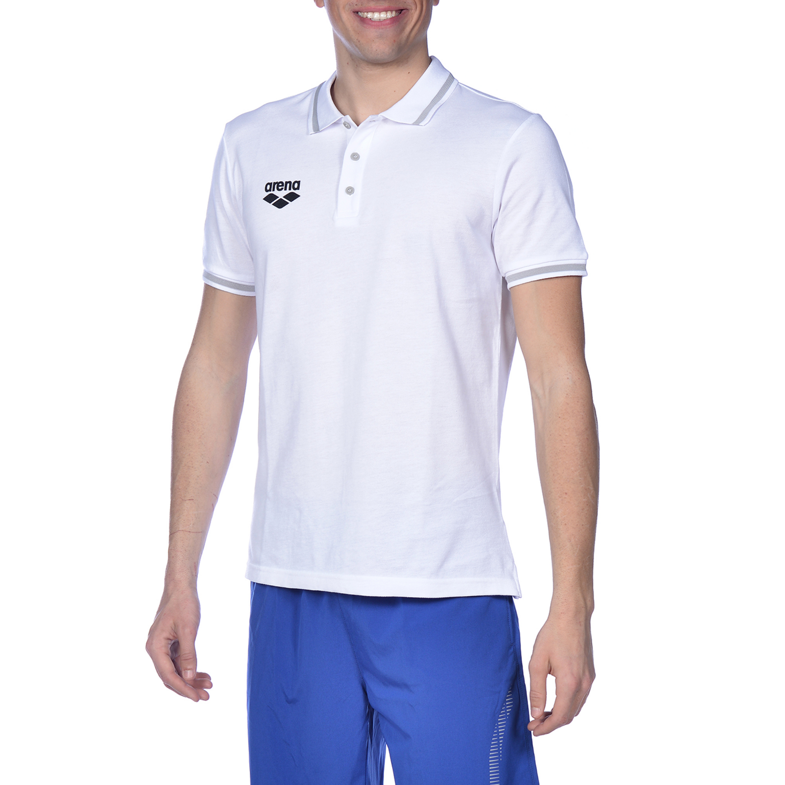 Arena Tl S/S Polo in WEISS