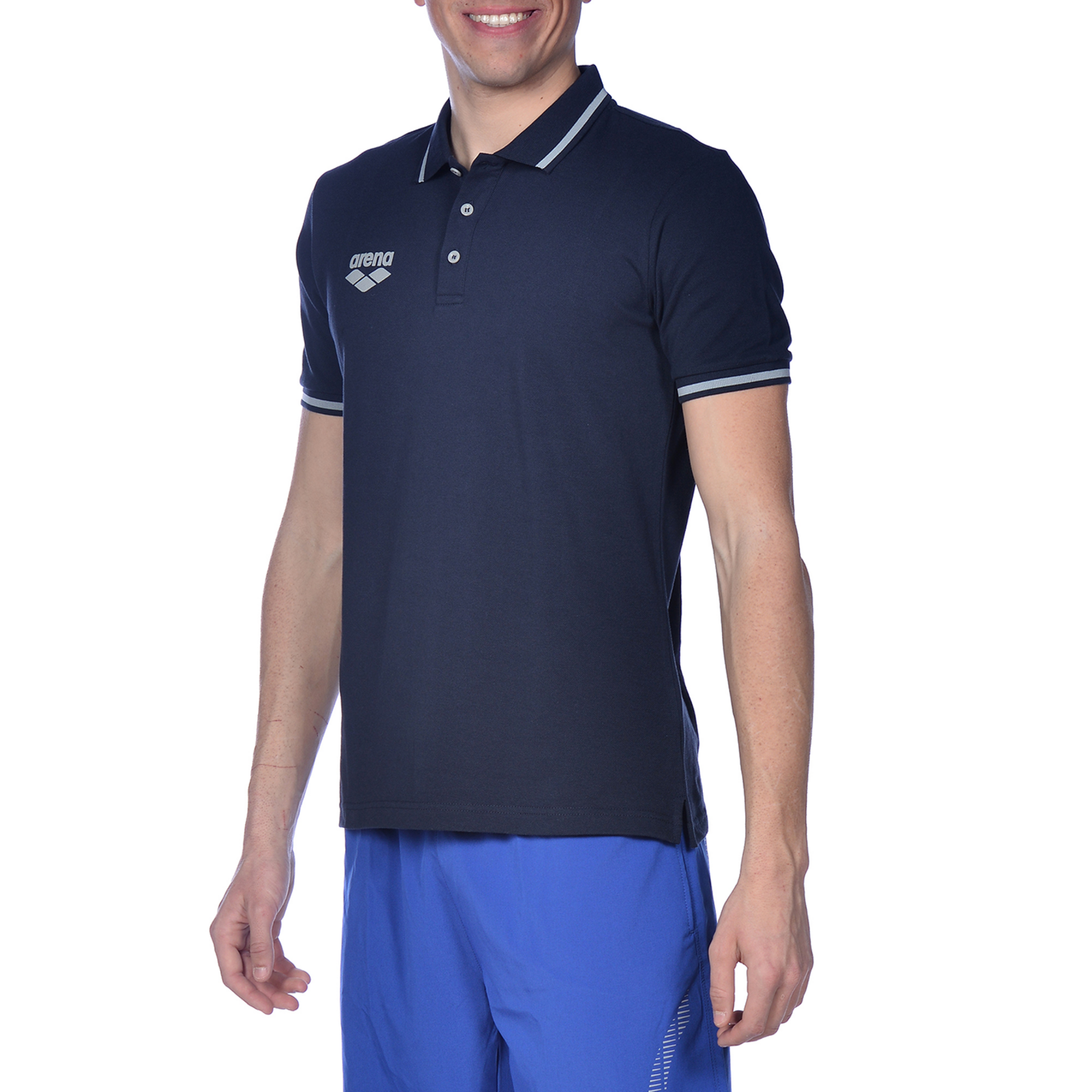 Arena Tl S/S Polo in BLAU