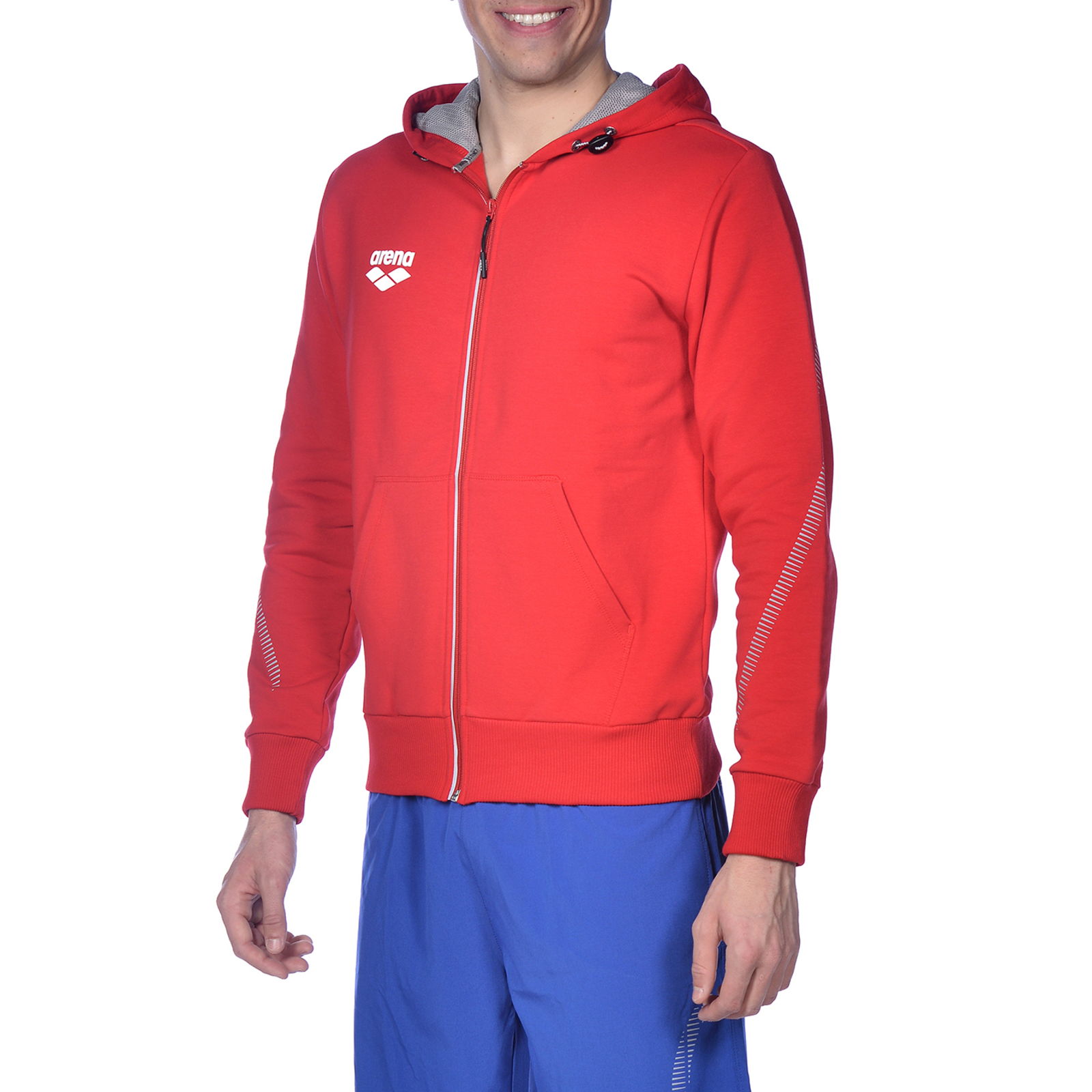Arena Tl Hooded Jacket in ROT