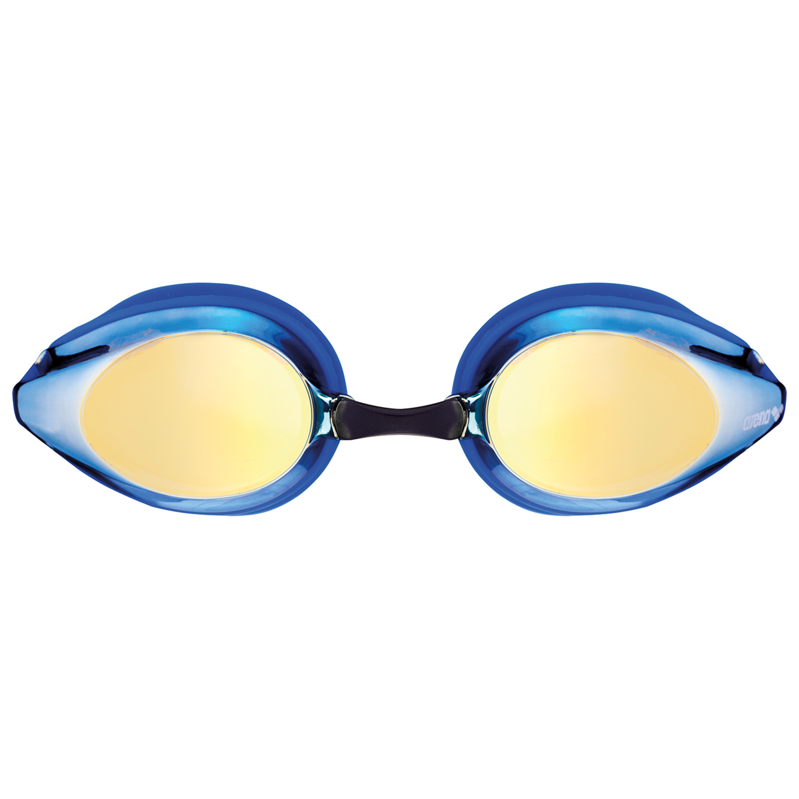 Arena Jr Tracks Mirror Wettkampfschwimmbrille in BLAU