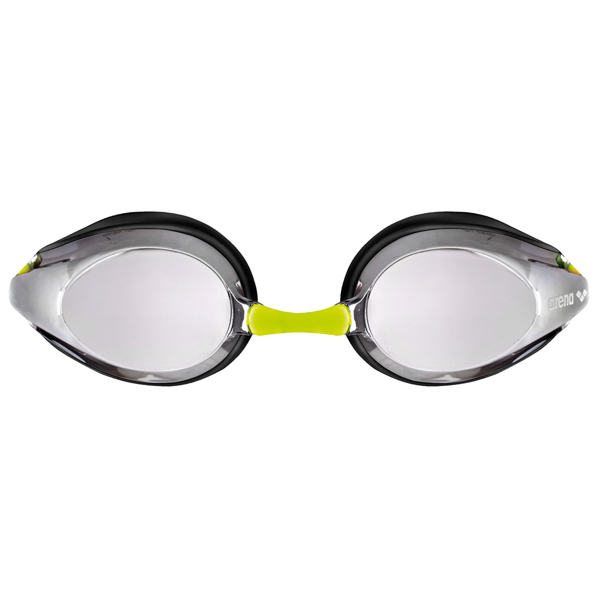 Arena Jr Tracks Mirror Wettkampfschwimmbrille in GELB