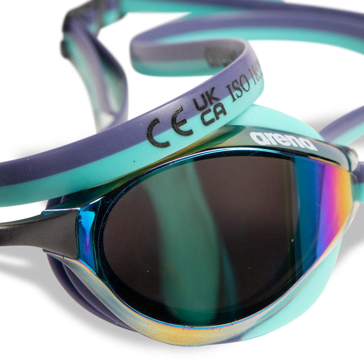 Arena Python Mirror Wettkampfschwimmbrille in BLAU