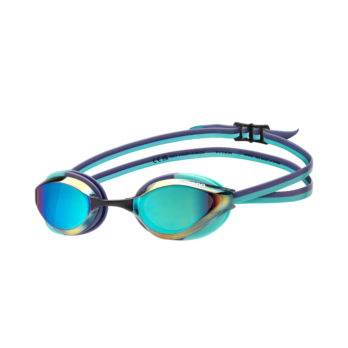 Arena Python Mirror Wettkampfschwimmbrille in BLAU