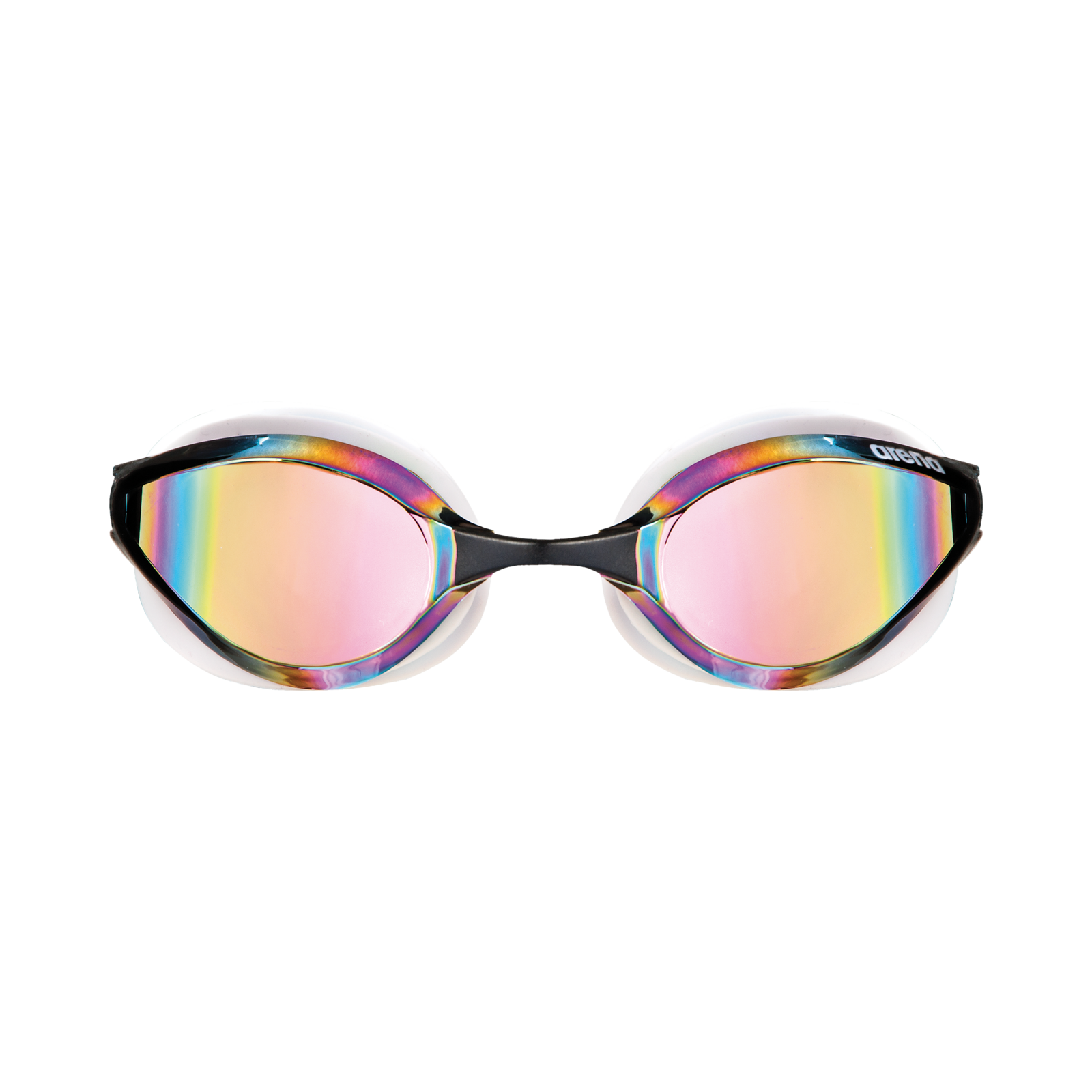Arena Python Mirror Trainingsschwimmbrille in SCHWARZ