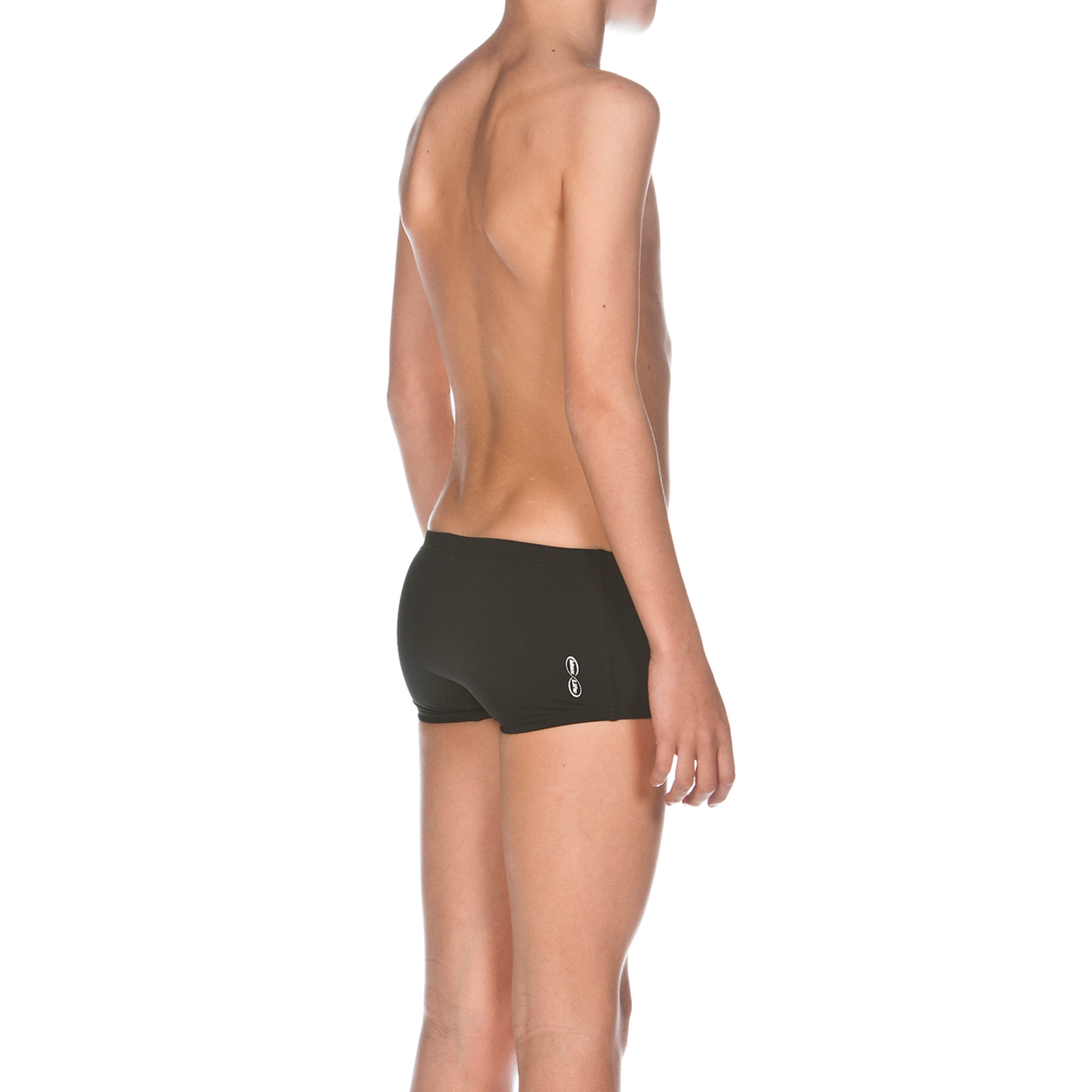 Arena Solid Squared Short Jr in SCHWARZ