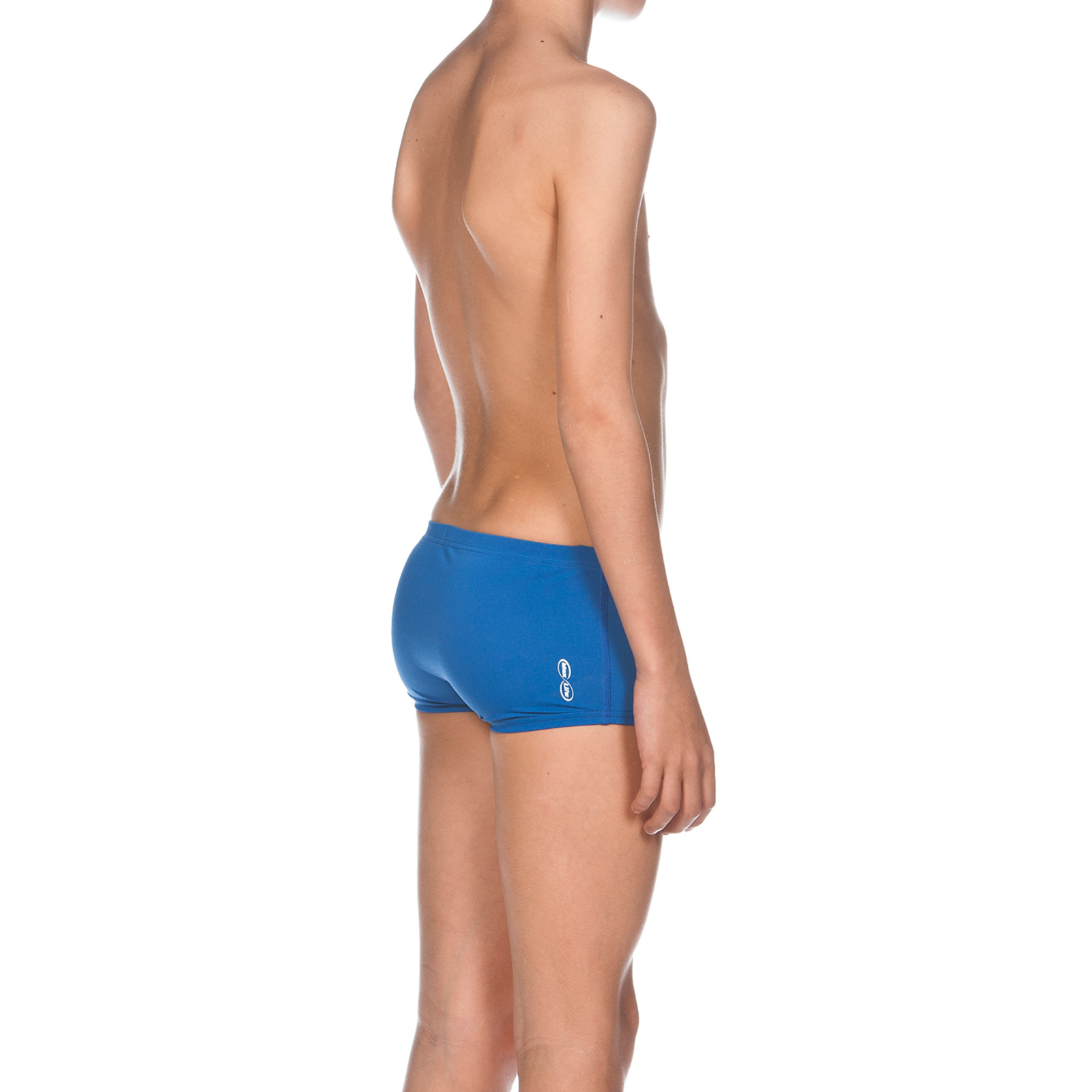 Arena Solid Squared Short Jr in BLAU
