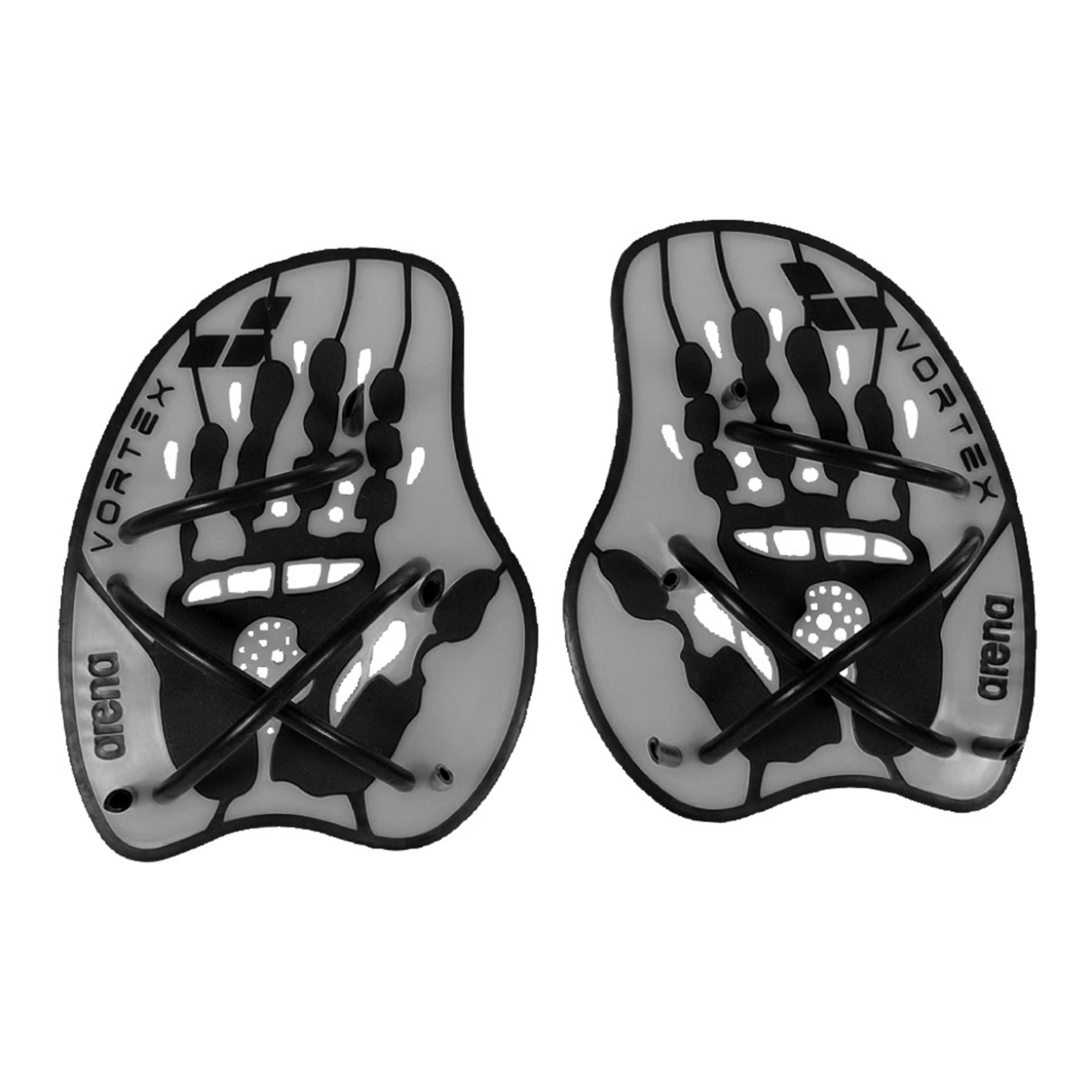 Arena Vortex Evolution Hand Paddle in SCHWARZ
