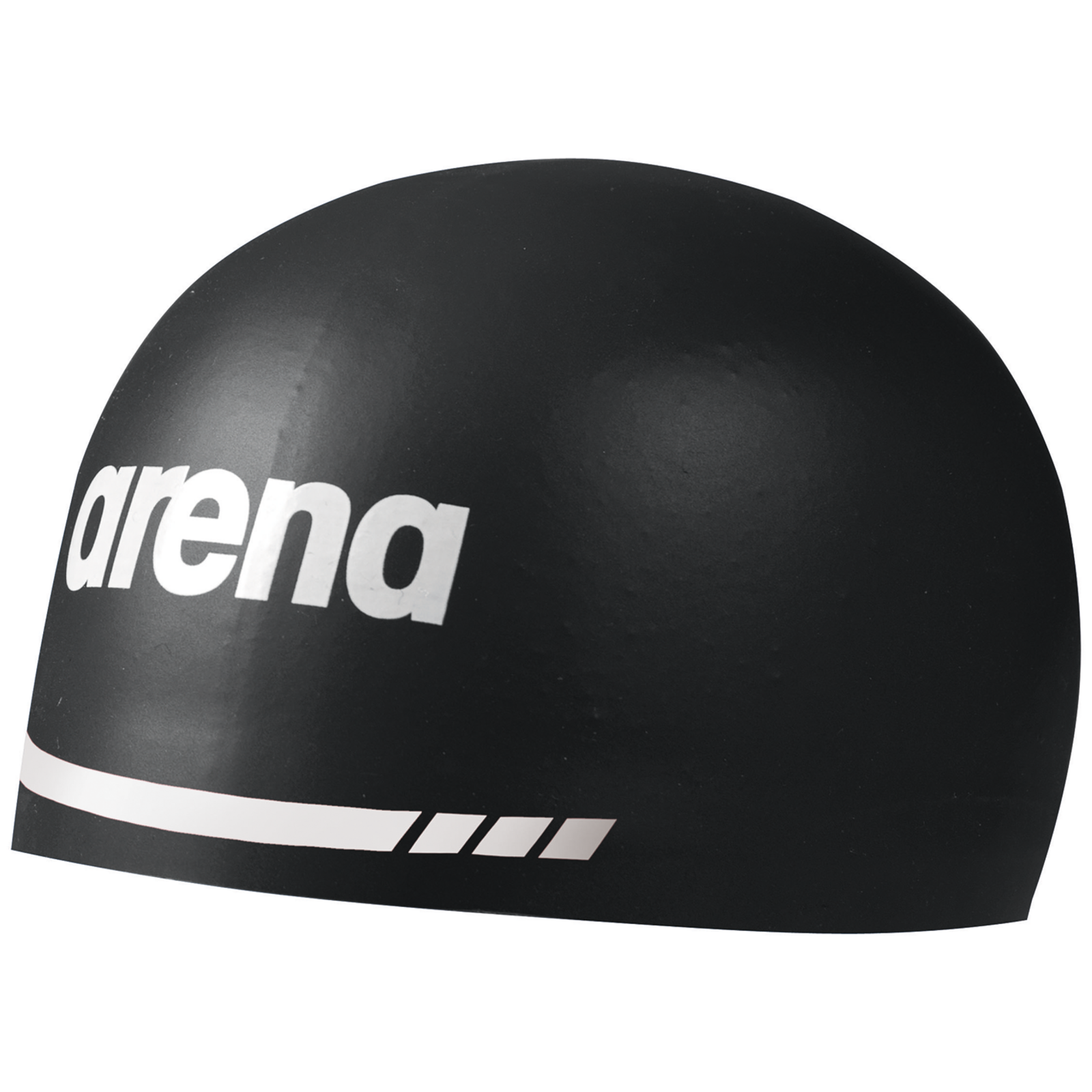 Arena 3D Soft Wettkampfbadekappe in SCHWARZ