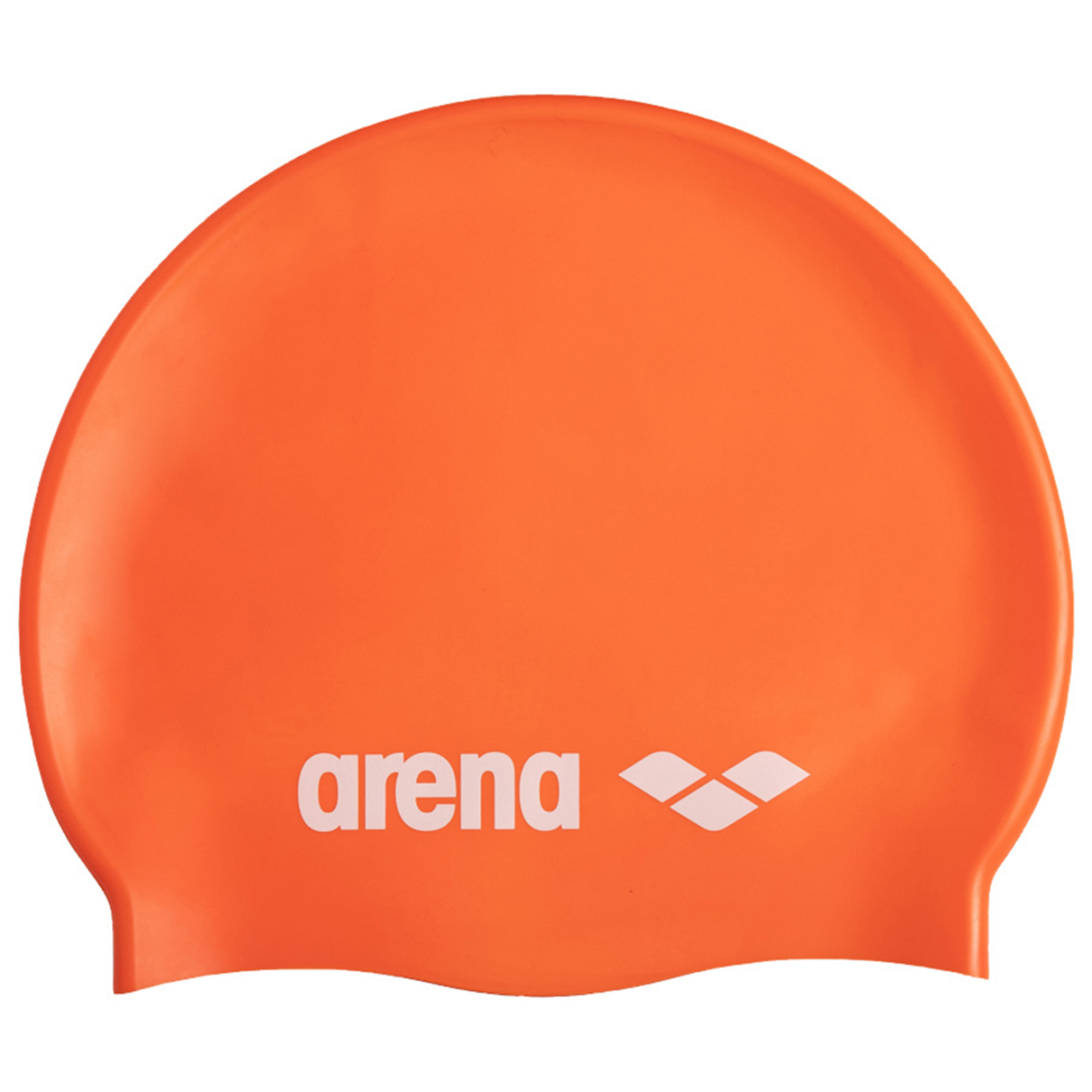 Arena Classic Silicone Cap Trainingsbadekappe in ORANGE