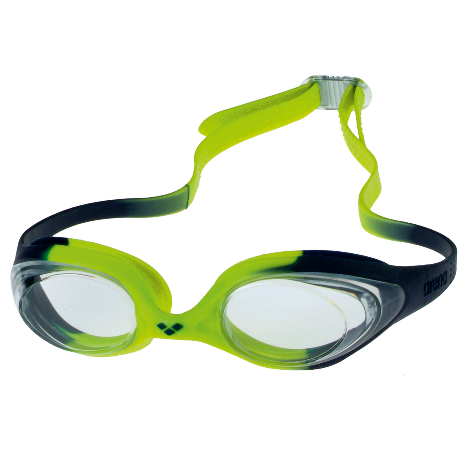 Arena Jr Spider Trainingsschwimmbrille in GRÜN