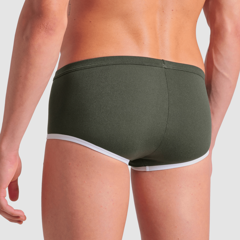 Arena M Arena One Low Waist Short Big Logo Swim Low Waist Short in GRÜN