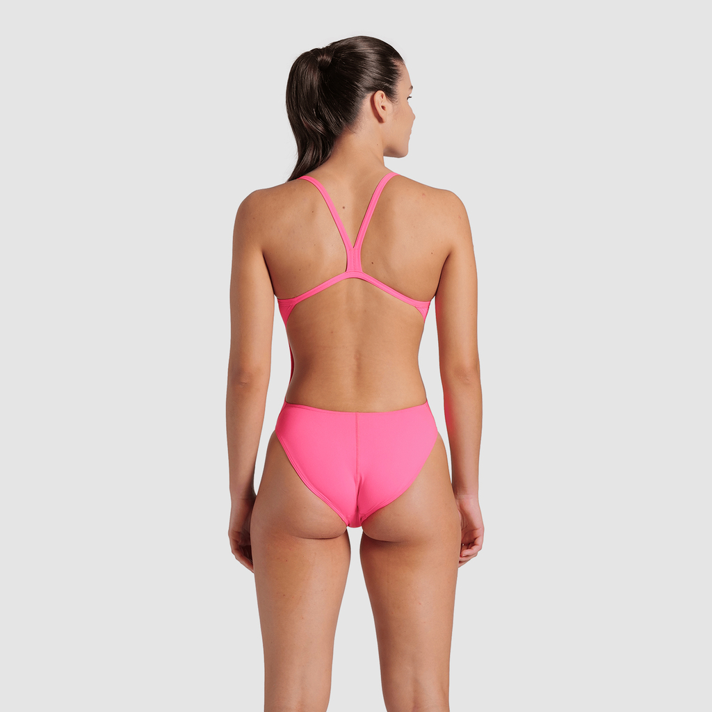 Arena Team Swimsuit Challenge Solid Badeanzug in PINK