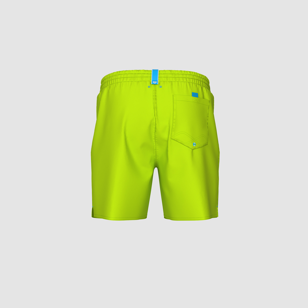 Arena M Arena Solid Boxer Beach Short in GRÜN