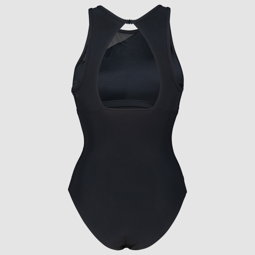 Arena W Arena Mesh Angle Swimsuit Vent Back B Badeanzug in SCHWARZ