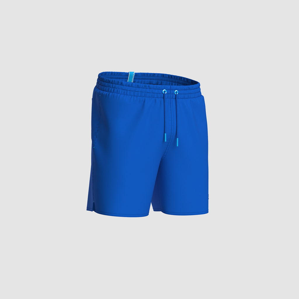 Arena M Arena Solid Boxer Beach Short in BLAU