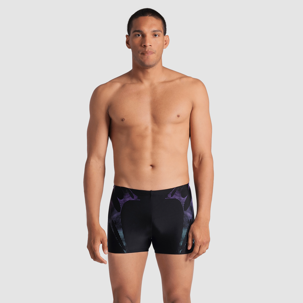 Arena M Arena Spider Web Swim Short in SCHWARZ