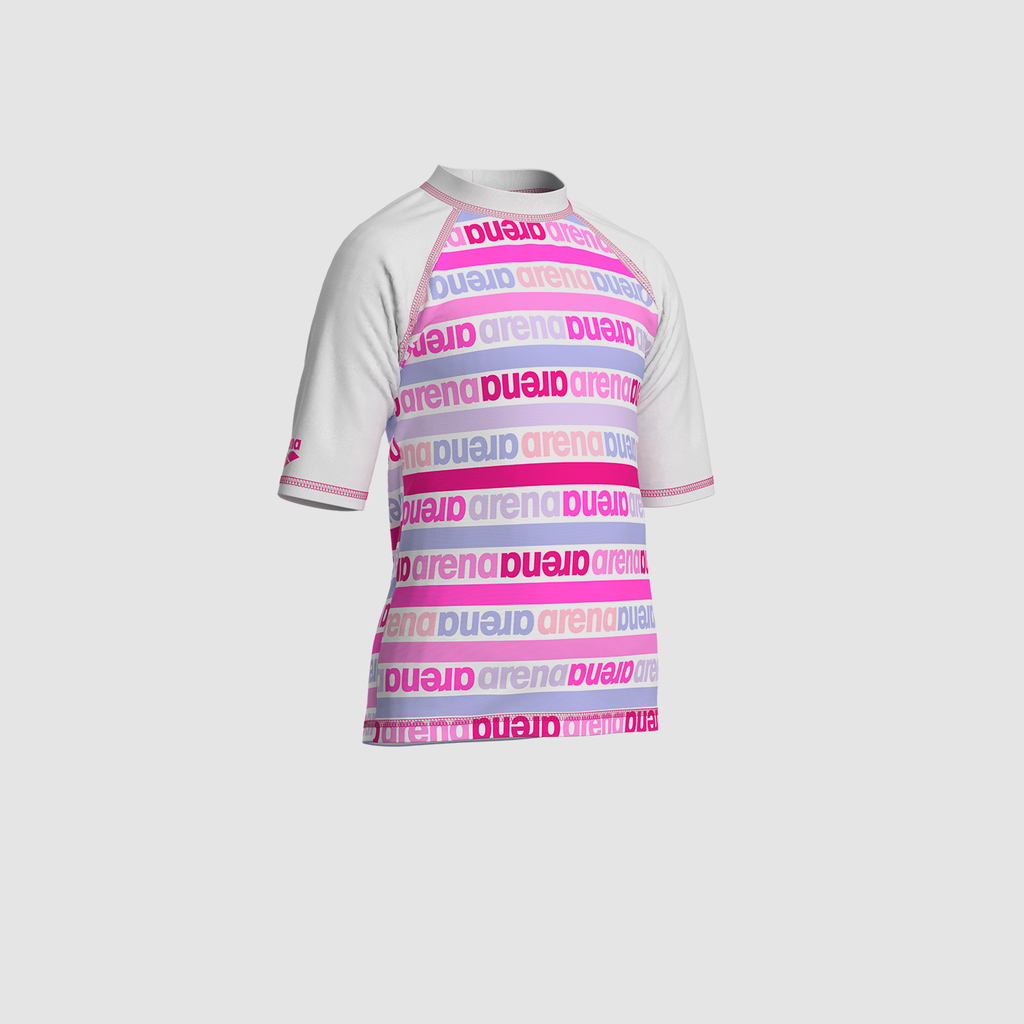 Arena Kids Friends Uv S/S Tee UV Shirt in PINK