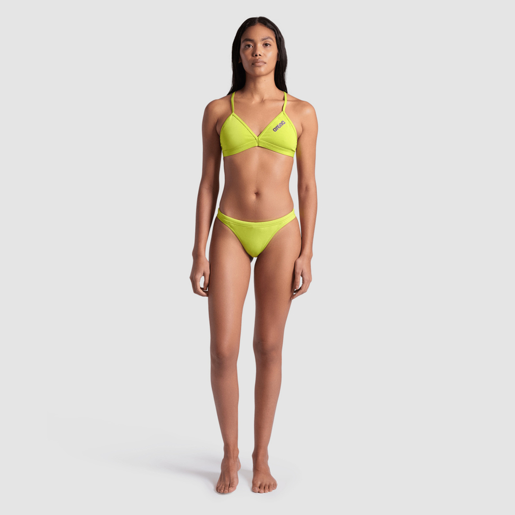 Arena Team Swim Bottom Solid Bikini in GELB