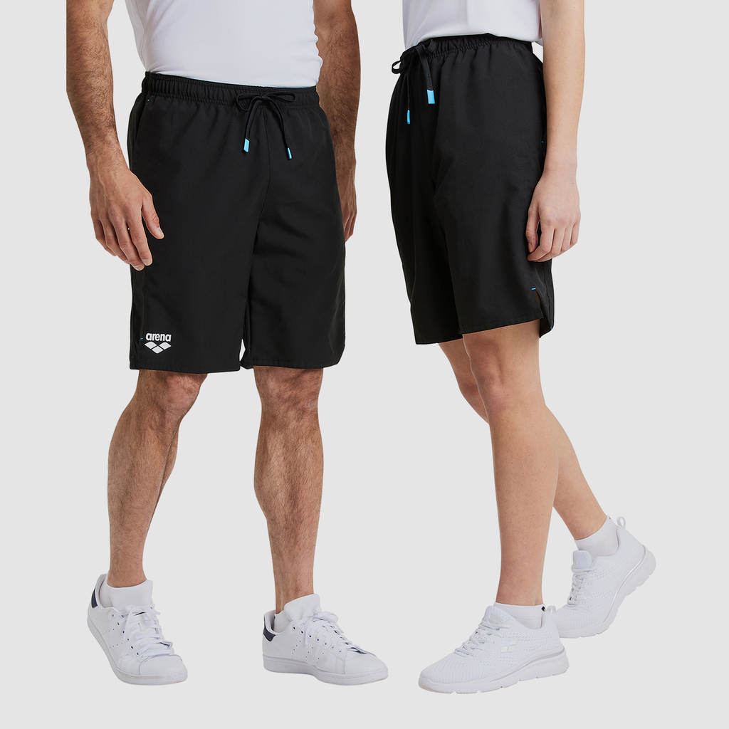 Arena Team Bermuda Panel Short in SCHWARZ