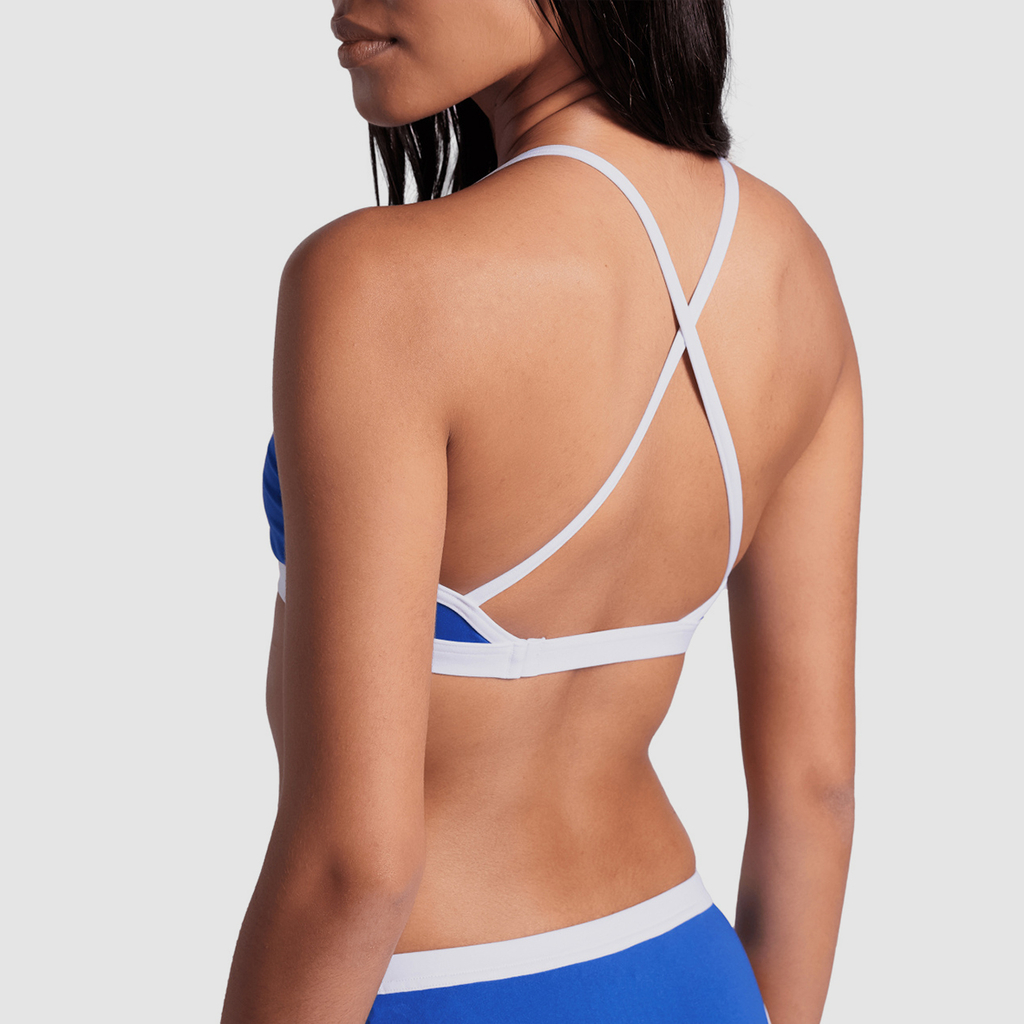 Arena Arena Icons Bikini Cross Back Solid Bikini in BLAU