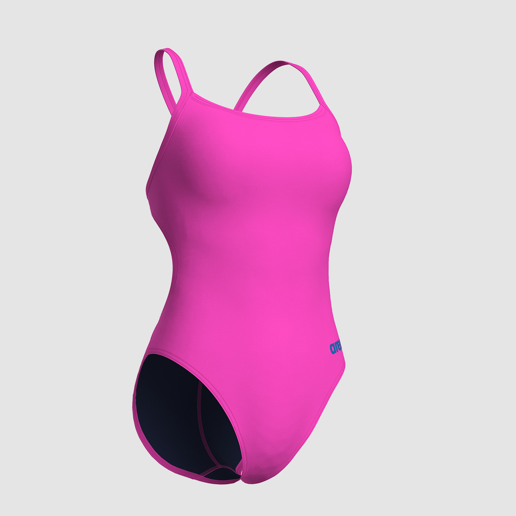 Arena Team Swimsuit Challenge Solid Badeanzug in PINK