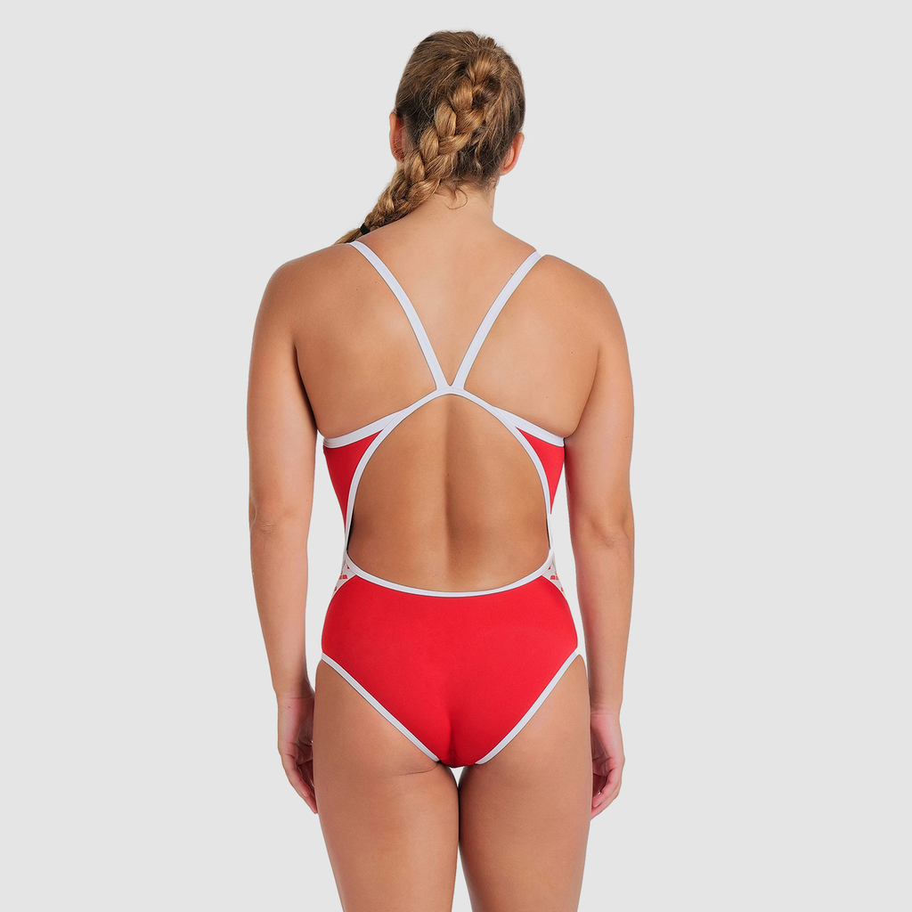 Arena Arena Icons Super Fly Back Solid Badeanzug in ROT
