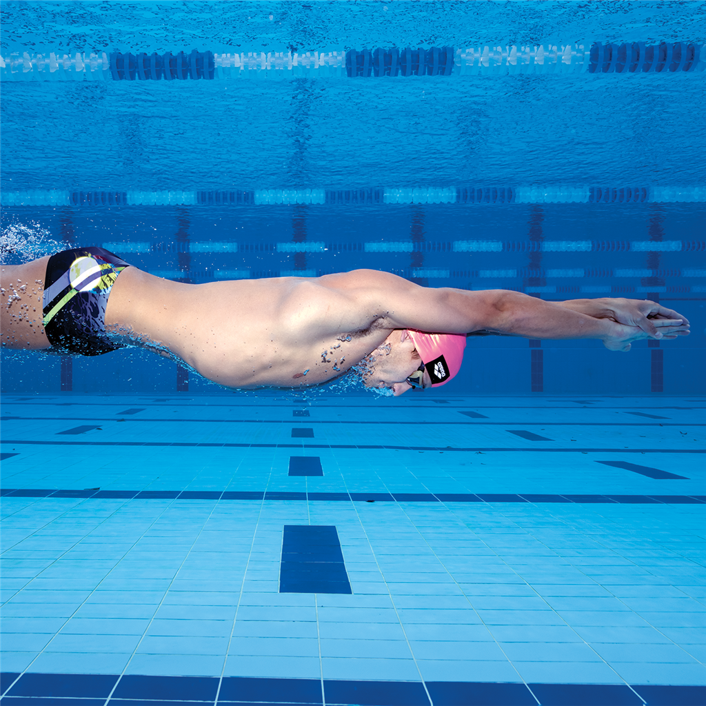 Arena Cobra Core Swipe Mirror Schwimmbrille in GELB