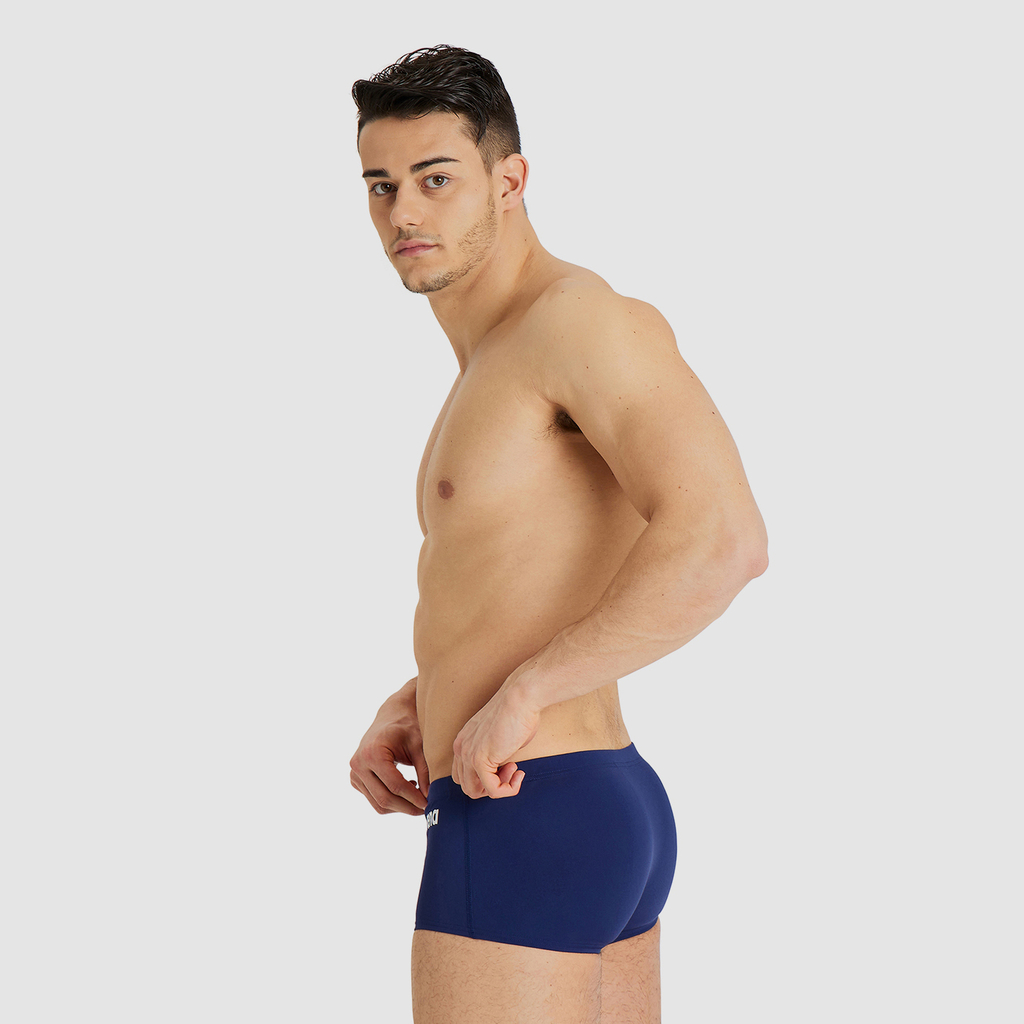 Arena Team Swim Low Waist Short Solid in BLAU