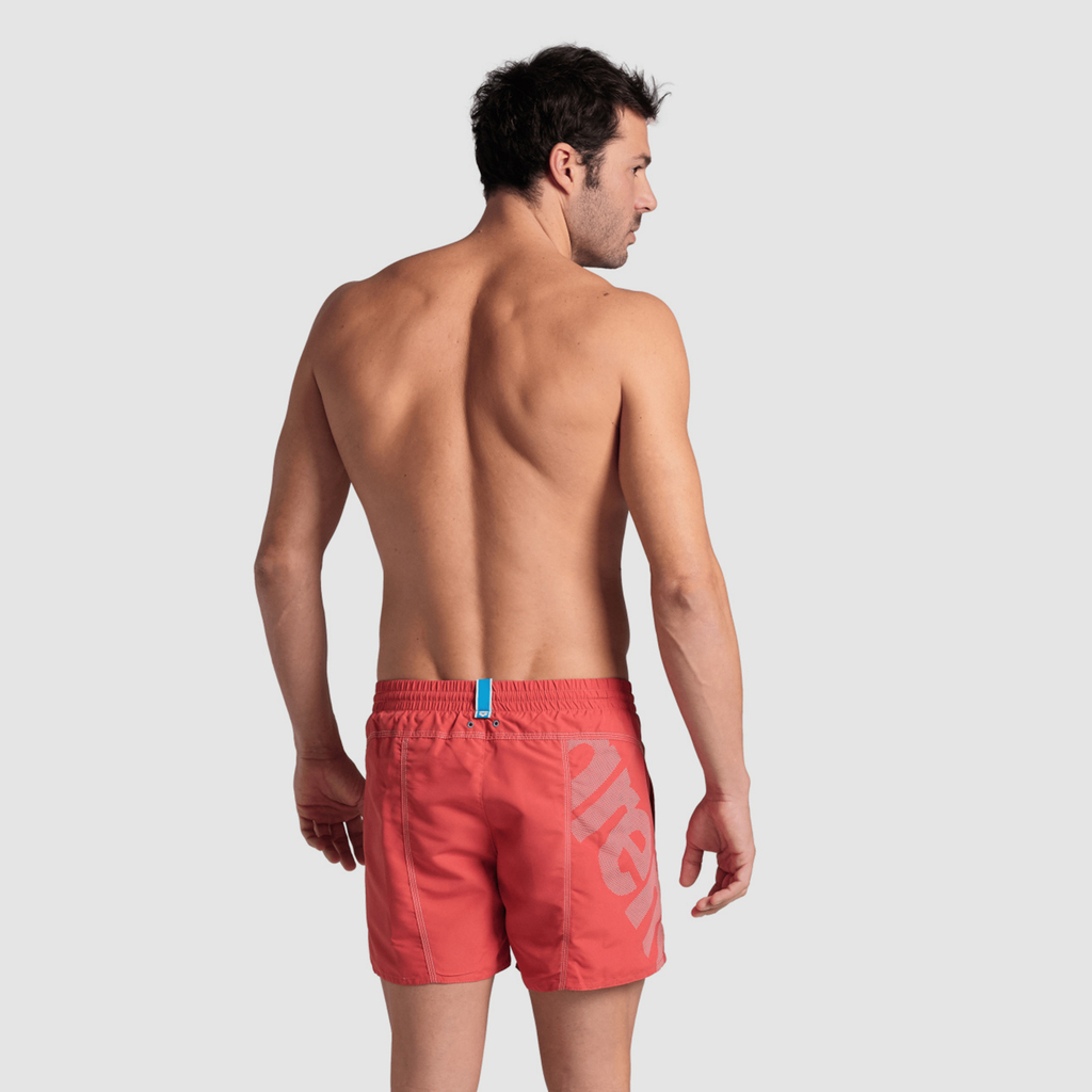 Arena M Arena Pro_File Beach Short Logo Beach Short in ROT