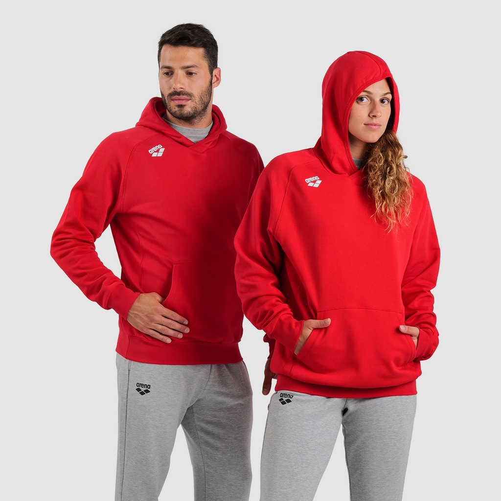 Arena Team Hooded Sweat Panel in ROT