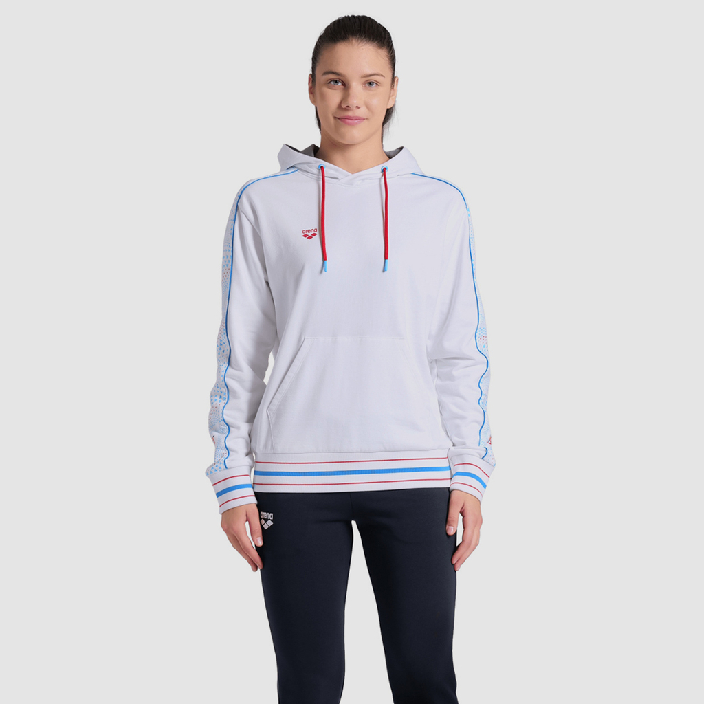 Arena Arena Fireflow Hooded Sweat Inserts Kapuzenpullover in WEISS