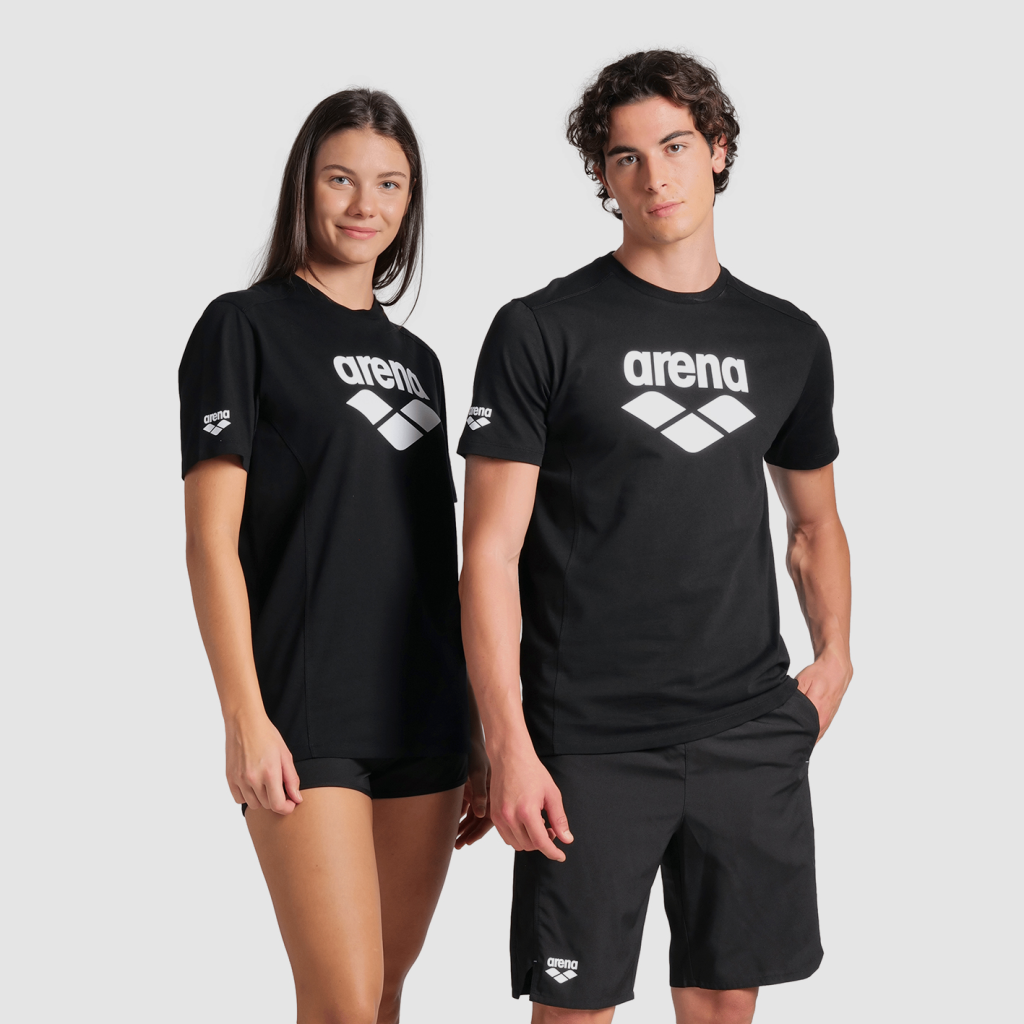 Arena T-Shirt Logo T-Shirt in SCHWARZ