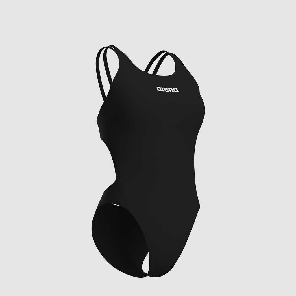 Arena W Arena Swimsuit Tech Multi Solid Badeanzug in SCHWARZ