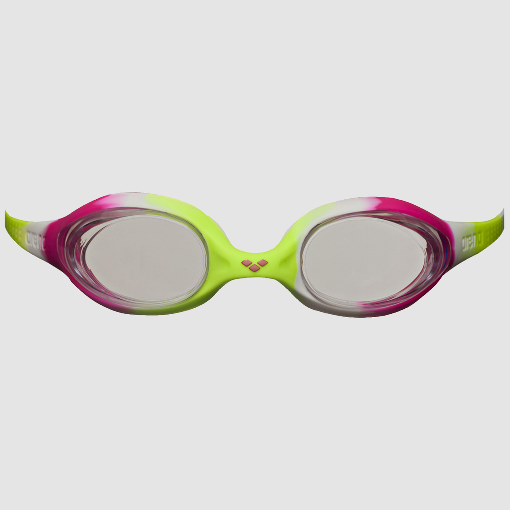 Arena Junior Spider Schwimmbrille in WEISS