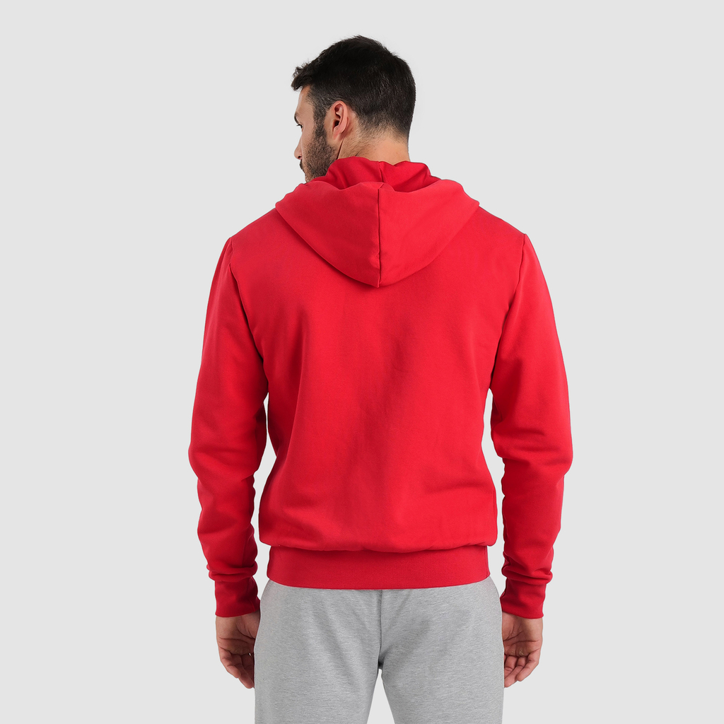 Arena Team Hooded Jacket Panel in ROT