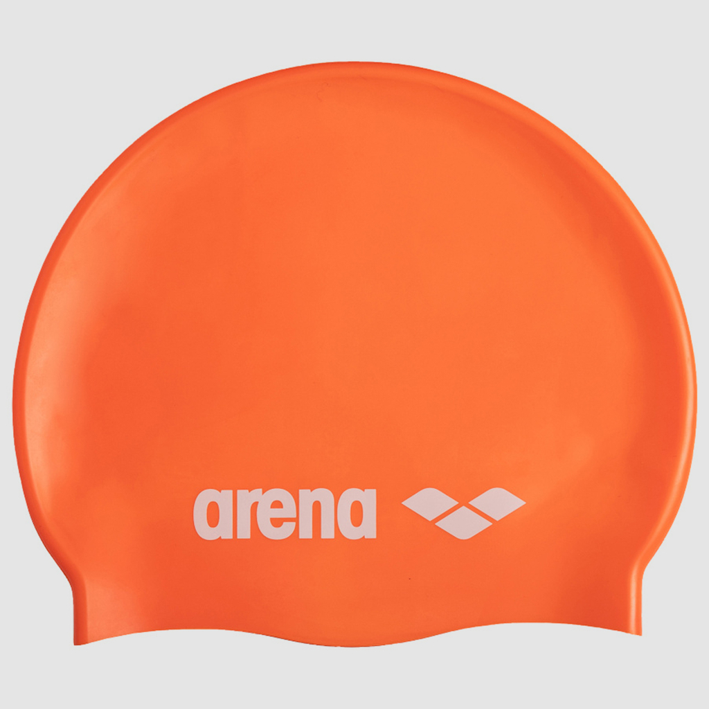 Arena Classic Silicone Cap in ORANGE