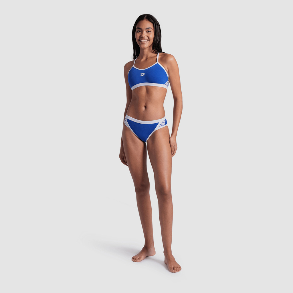Arena Arena Icons Bikini Cross Back Solid Bikini in BLAU