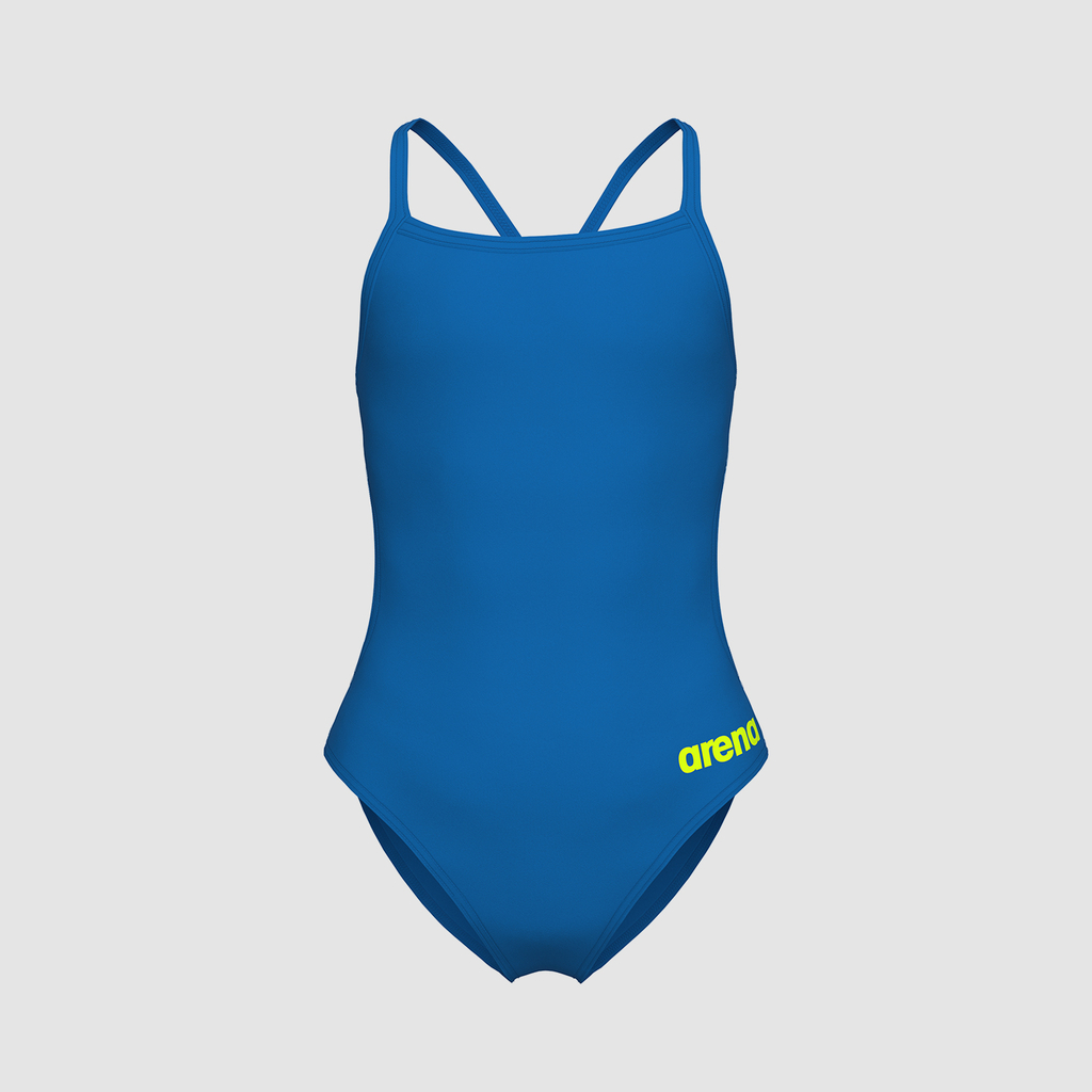 Arena Team Swimsuit Challenge Solid Badeanzug in BLAU