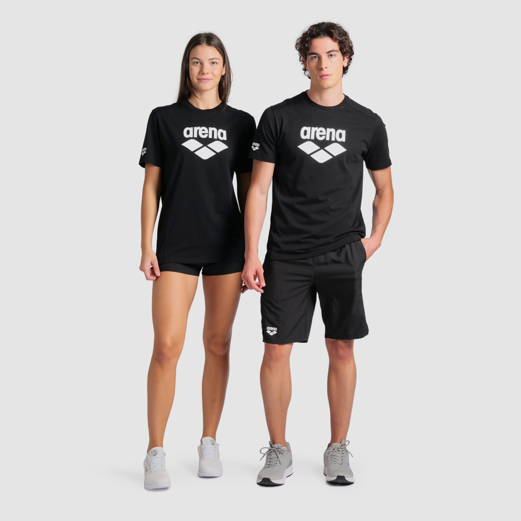 Arena T-Shirt Logo T-Shirt in SCHWARZ