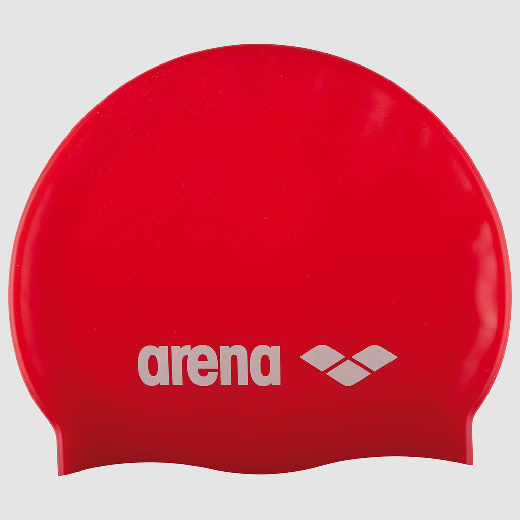 Arena Classic Silicone Cap in ROT