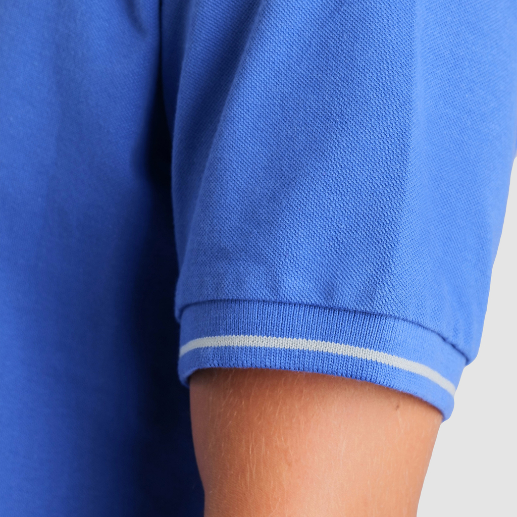 Arena Team Poloshirt Solid Cotton in BLAU