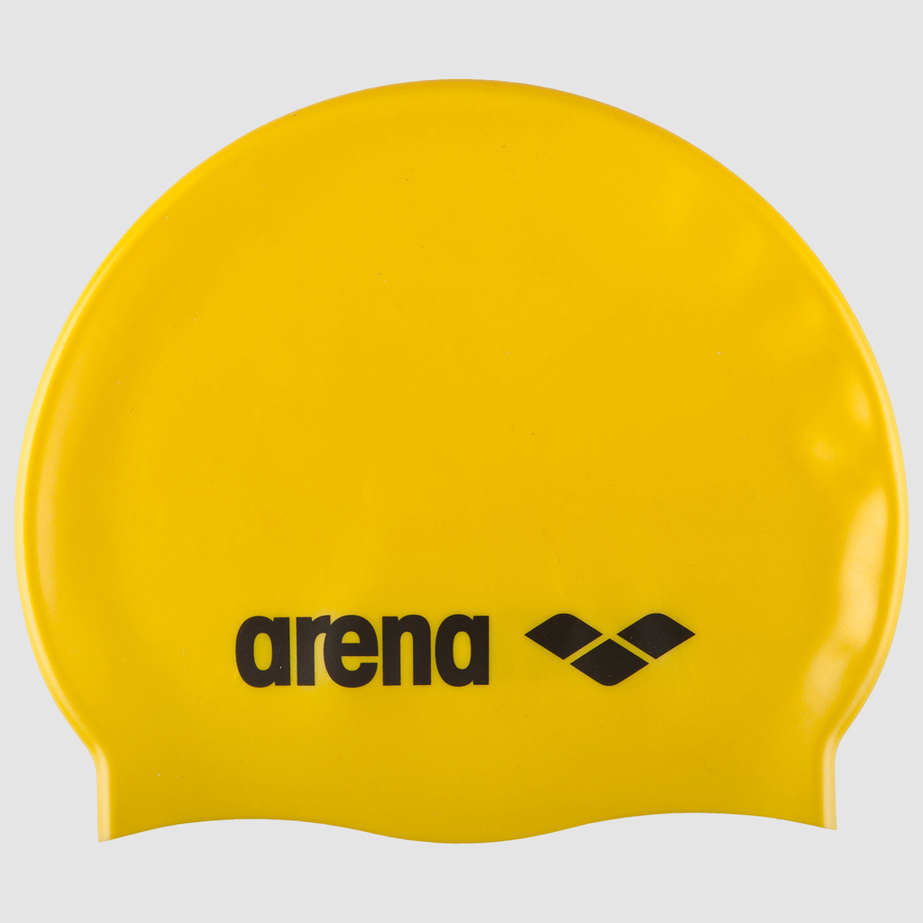 Arena Jr Classic Silicone Badekappe in GELB
