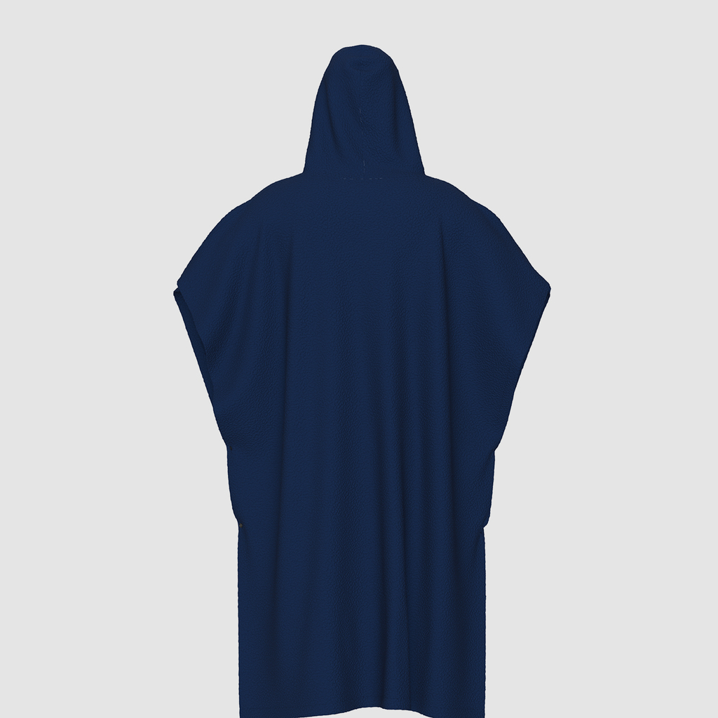 Arena Arena Cotton Poncho in BLAU