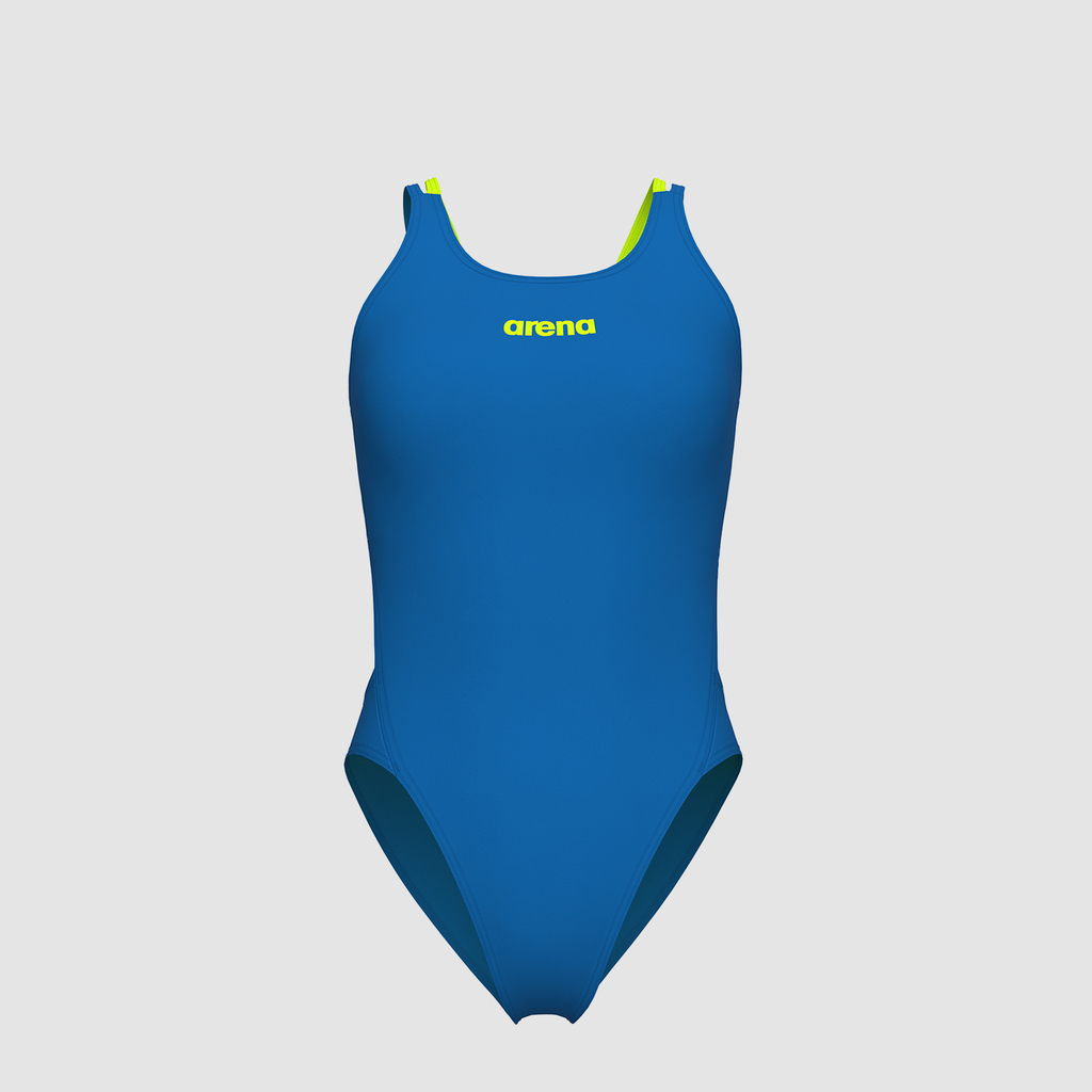 Arena W Arena Swimsuit Tech Multi Solid Badeanzug in BLAU