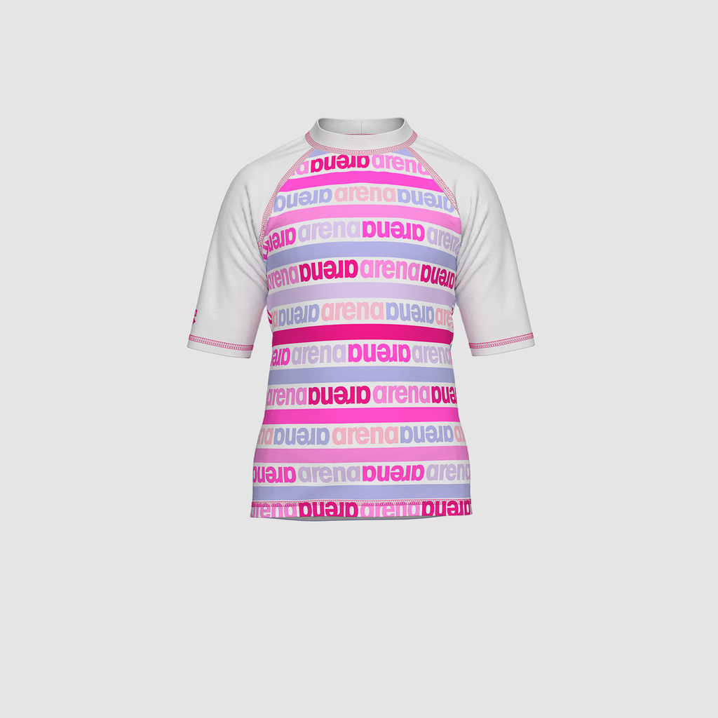 Arena Kids Friends Uv S/S Tee UV Shirt in PINK