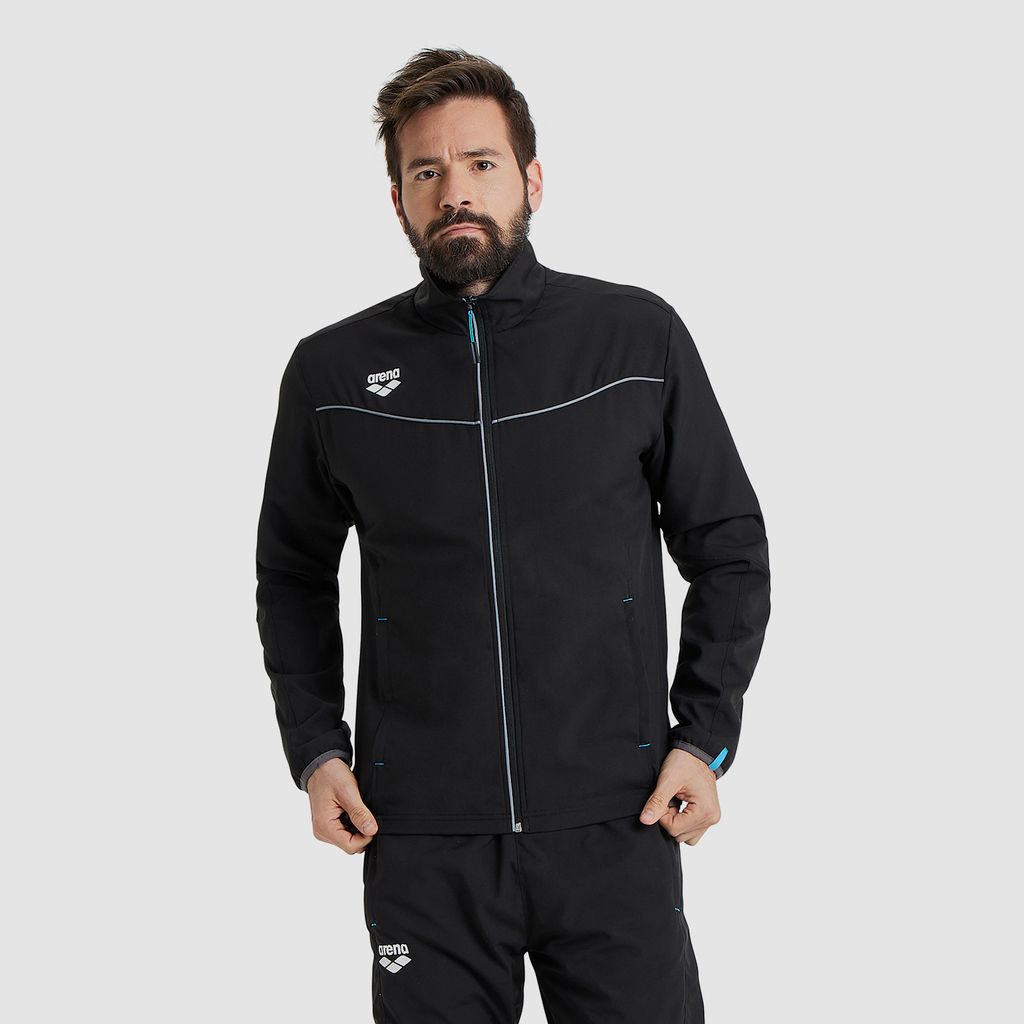Arena Team Jacket Panel in SCHWARZ