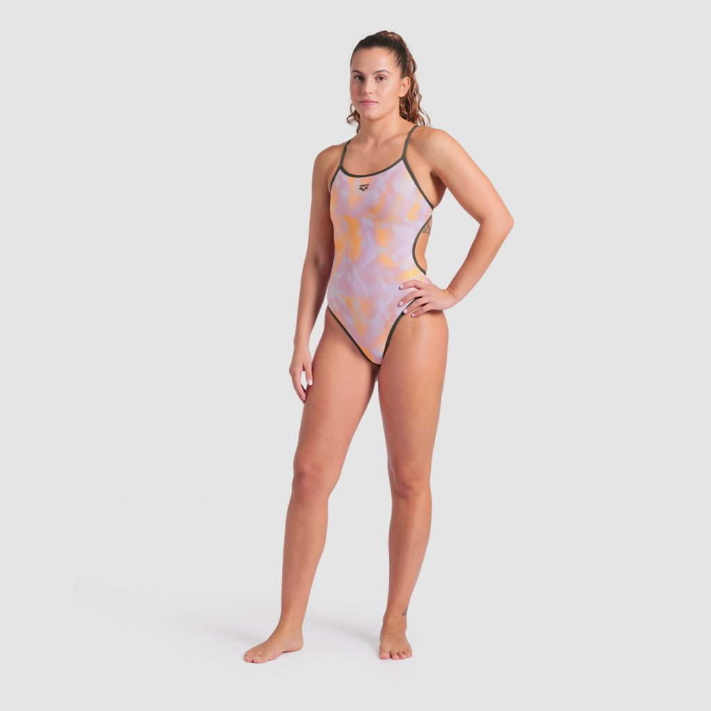 Arena W Arena Ao Rev Swimsuit Challenge Back Badeanzug in MEHRFARBIG