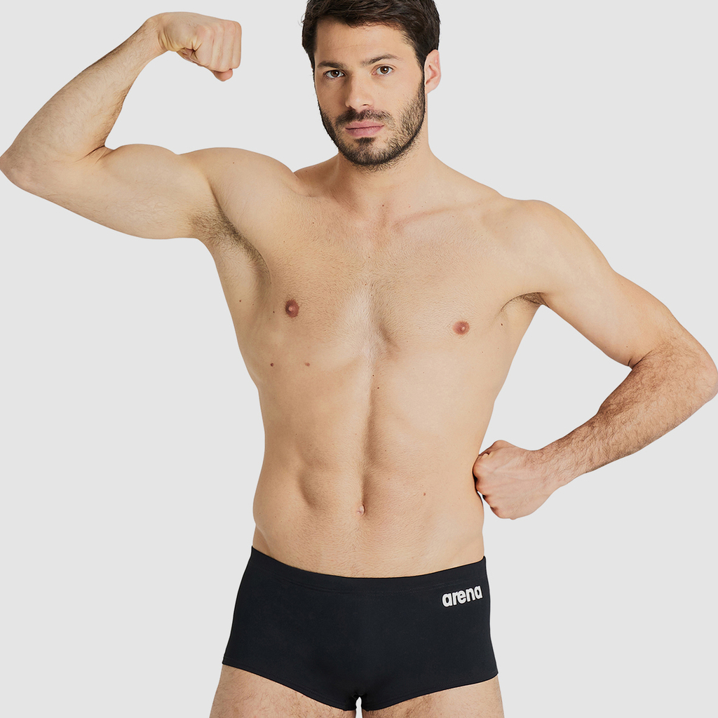 Arena Team Swim Low Waist Short Solid in SCHWARZ